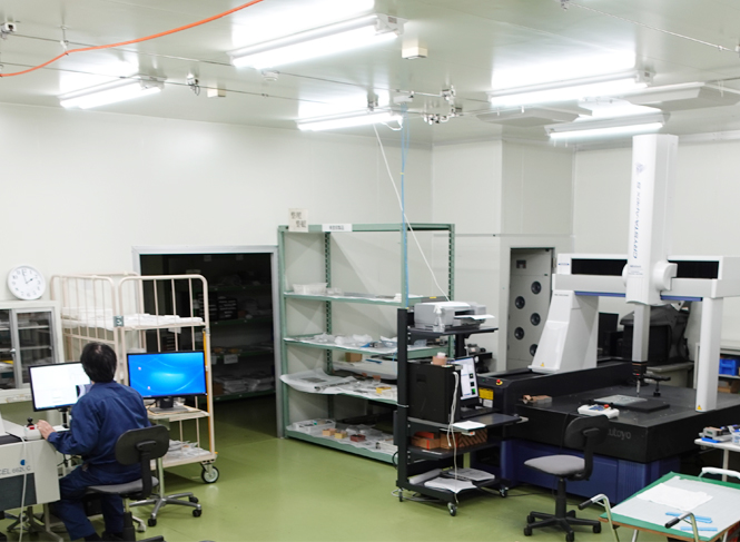 クリーンな検査室